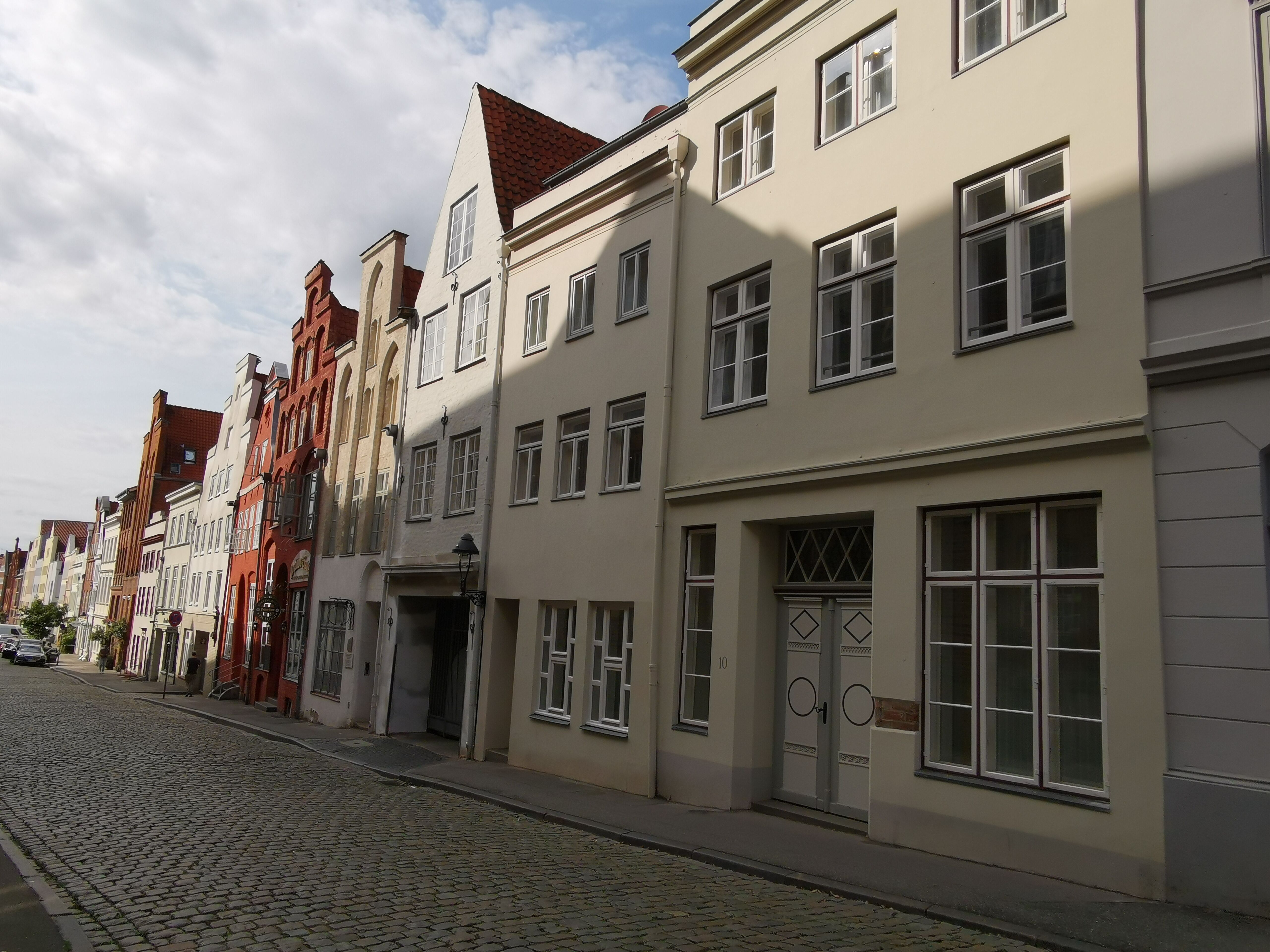 Häuser in der Fischergrube in Lübeck