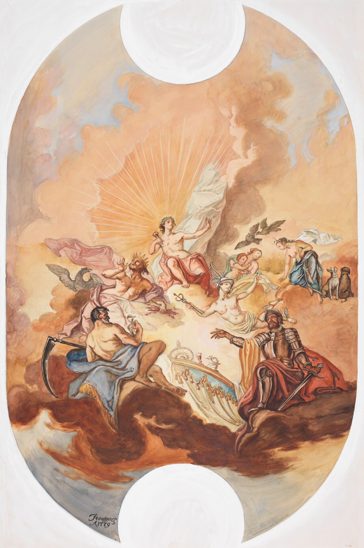 Augsburg, Gouachen, Karl Nicolai