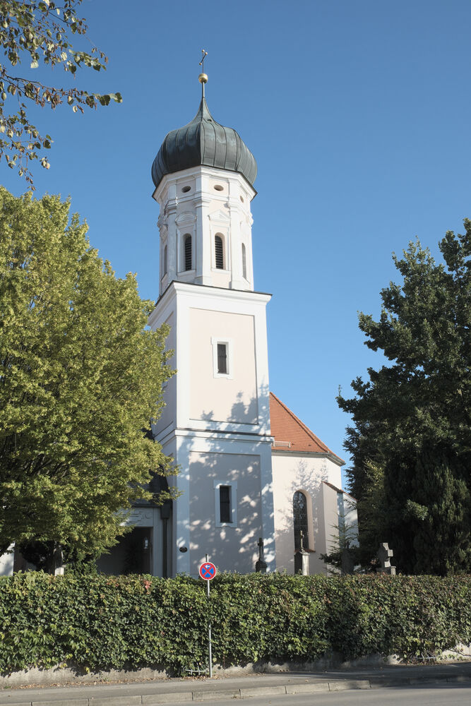 Holzhausen bei Buchloe, Pfarrkirche St. Johann Baptist und Johann Evangelist