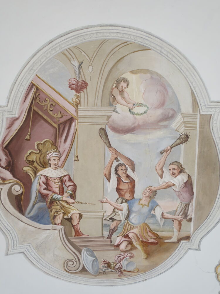 Schmidham, Filialkirche St. Sebastian u. St. Rochus