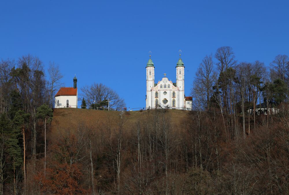 Bad Tölz, Doppelkirche auf dem Kalvarienberg