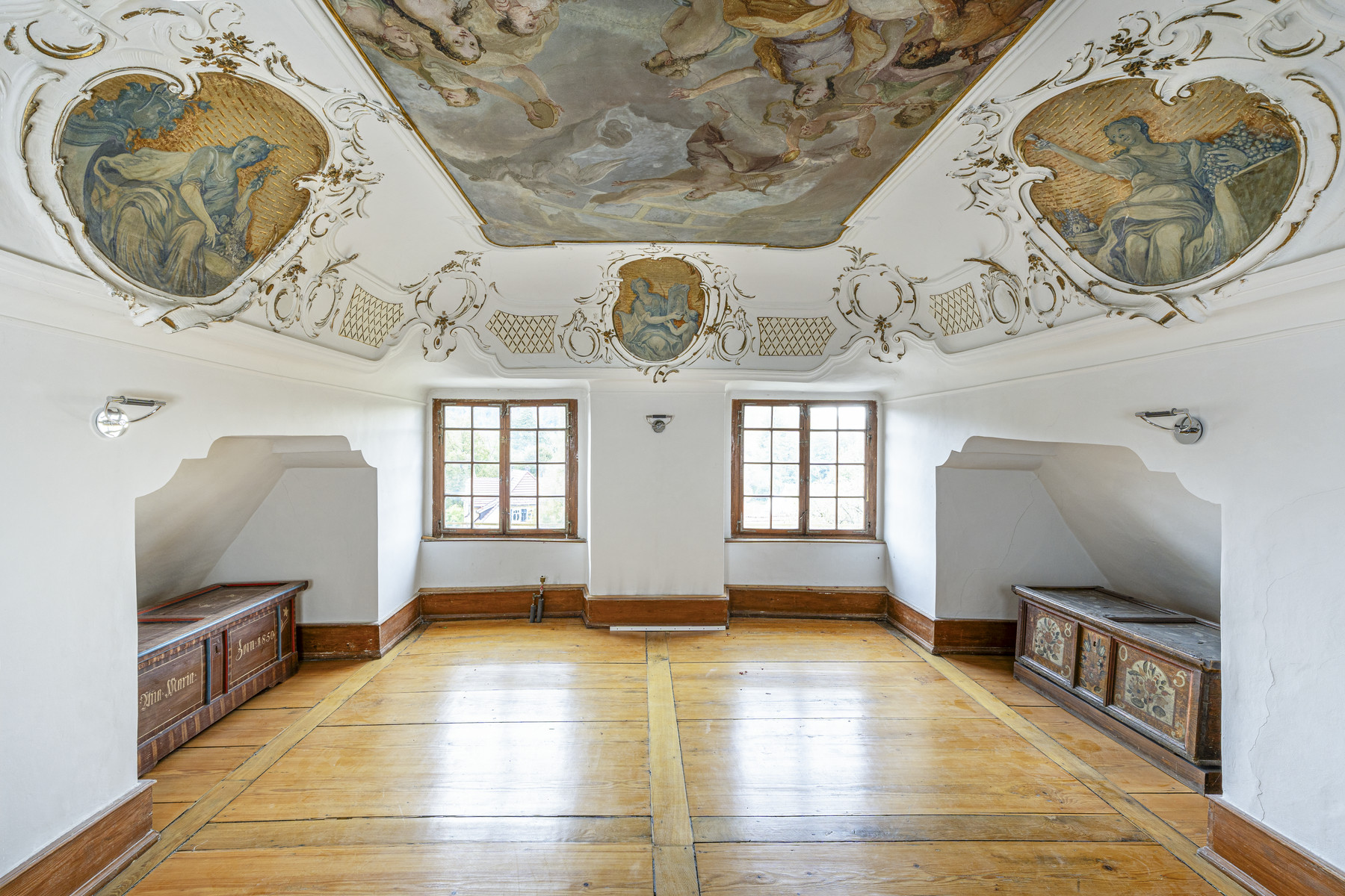 Raum im Dachgeschoss