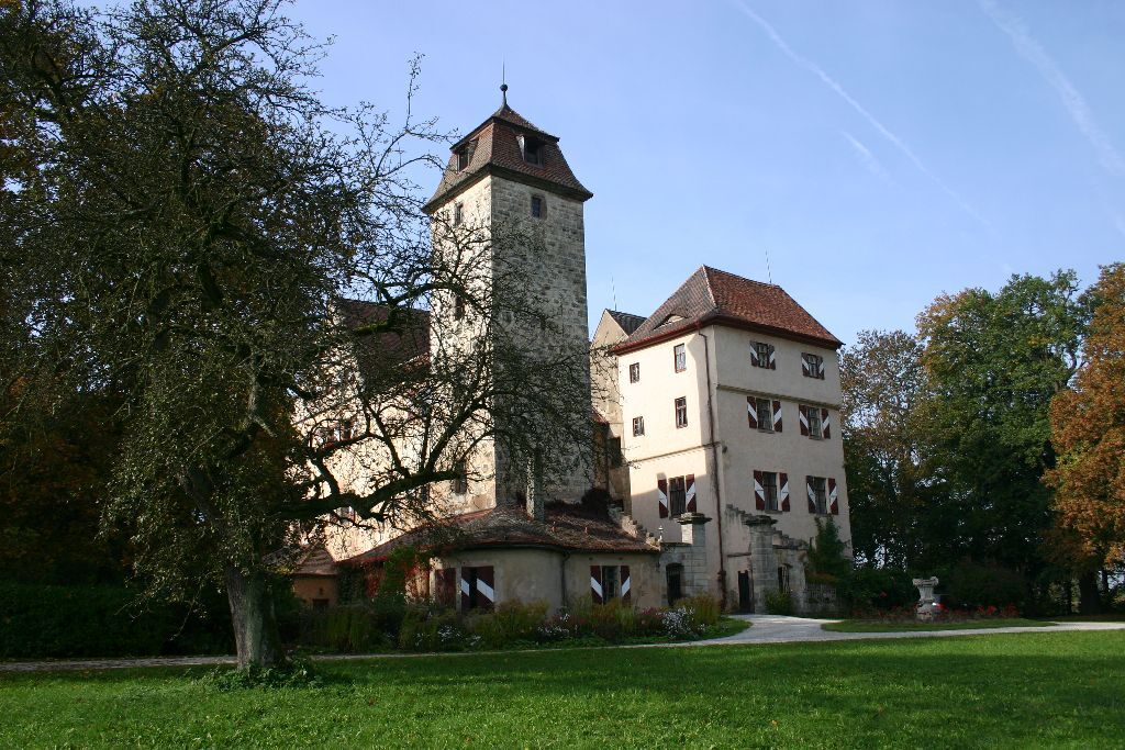 Muhr am See, Schlosss Altenmuhr, Ansicht von Südosten, Oktober 2016