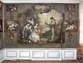 Wolkramshausen, Gut Hue de Grais, Watteau-Zimmer (2023), Südwand