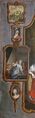 Wolkramshausen, Gut Hue de Grais, Watteau-Zimmer (2023), Ostwand, Detail