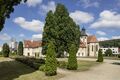 Altmorschen, Jagdschloss Kloster Haydau, Ansicht von Südosten mit Teilen des Schlossgartens