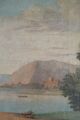 Landschaft mit Architekturruine, Detail unten Mitte
