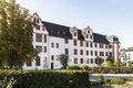 Hadamar, Residenzschloss, Blick von Südosten auf die Außenseite des Ostflügels