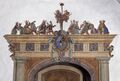 Hasenhaus, Erstes Obergeschoß, Saal, Tür 7, Tanz mit Musikanten