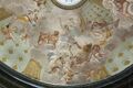Schloss Biebrich, Decke des Hauptsaals der Rotunde, Detail: Aeneas wird von Amoretten in die Sphäre der Götter getragen