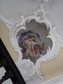 Memmingen, Hermansbau, Zangmeisterstraße 8, Deckenmalerei im Treppenhaus im Westflügel, 3. OG, nordöstliche Bildkartusch