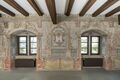 Innere Westwand im zweiten Obergeschoss, Wappen Besigheim