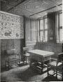 Eckener-Haus Zimmer um 1600., ca. 1915, Blick nach Südwesten