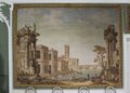 Ballenstedt, Schloss, Römisches Zimmer, Gemälde von Johann Heinrich Fischer